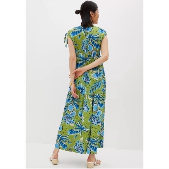 Vera for Anthropologie Bluebell Maxi Dress Size Small - Picture 4 of 16